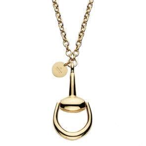 gucci stirrup necklace|authentic gucci necklace.